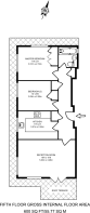 Floorplan area for info only, not for £/sq. ft valuation