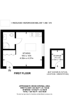 Floorplan area for info only, not for £/sq. ft valuation