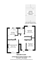 Floorplan area for info only, not for £/sq. ft valuation