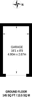 Floorplan area for info only, not for £/sq. ft valuation