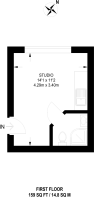 Floorplan area for info only, not for £/sq. ft valuation