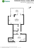 Floorplan area for info only, not for Â£/sq. ft valuation