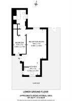 Floorplan area for info only, not for £/sq. ft valuation