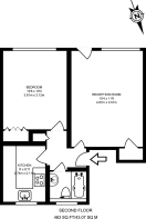 Floorplan area for info only, not for £/sq. ft valuation