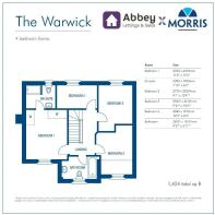 Warwick  Floorplan Upstairs