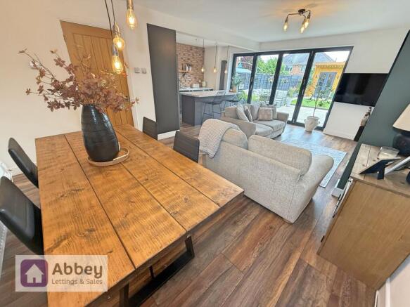 Open Plan Kitchen Living Area