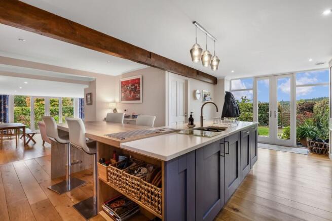 Open plan kitchen