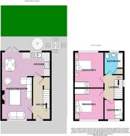 2D Floor Plan Not to Scale