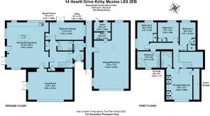 14 Hewitt Drive Kirby Muxloe Floorplan