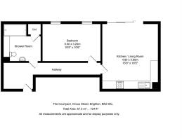 Flat 73, The Courtyard, Circus Street, Brighton, B