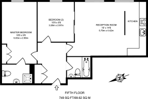 Floorplan area for info only, not for £/sq. ft valuation