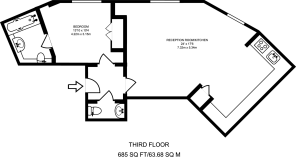 Floorplan area for info only, not for £/sq. ft valuation
