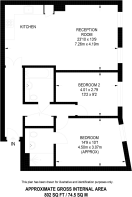 Floorplan area for info only, not for £/sq. ft valuation