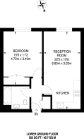 Floorplan area for info only, not for Â£/sq. ft valuation