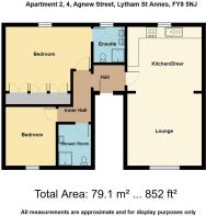 Apartment 2, 4, Agnew Street, Lytham St Annes, FY8