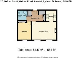 27, Oxford Court, Oxford Road, Ansdell, Lytham St 