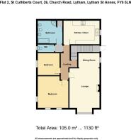 Flat 2, St Cuthberts Court, 26, Church Road, Lytha