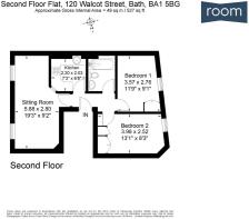 Second Floor Flat, 120 Walcot Street, Bath, BA1 5B