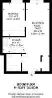 Floorplan area for info only, not for £/sq. ft valuation