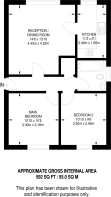Floorplan area for info only, not for £/sq. ft valuation