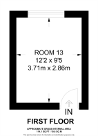 Floorplan area for info only, not for £/sq. ft valuation