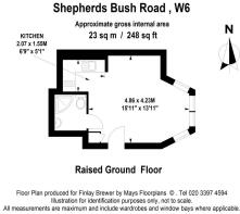 Shepherds Bush Road - Floorplan