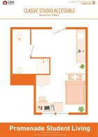 Accessible Classic Studio Floorplan