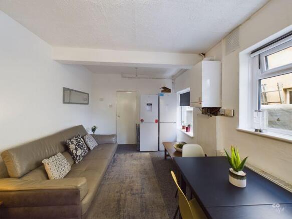 living and dining area