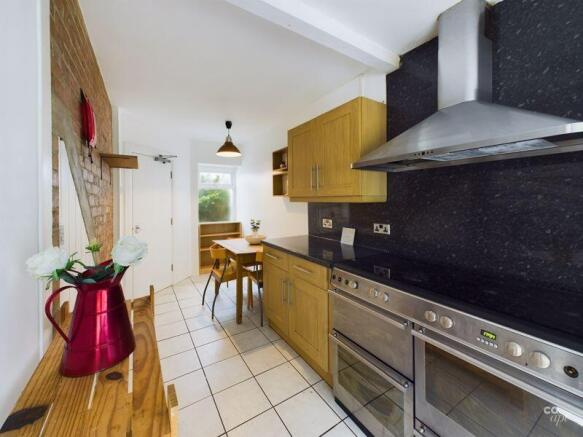 kitchen and dining area