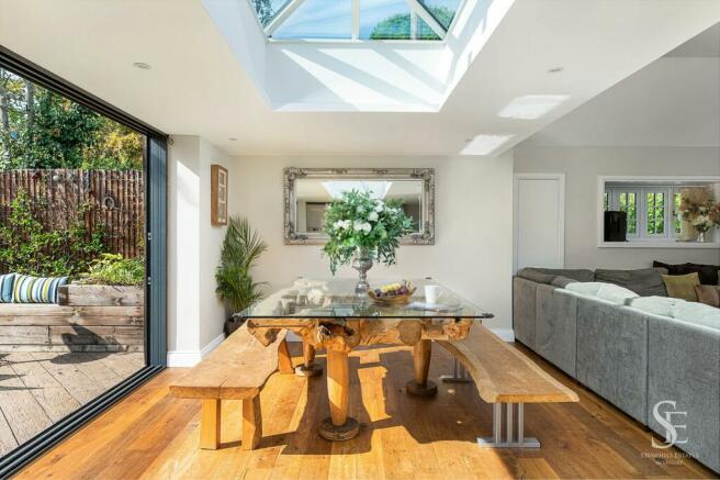 Open-plan dining area