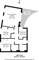 Floorplan area for info only, not for Â£/sq. ft valuation