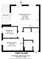 Floorplan area for info only, not for £/sq. ft valuation