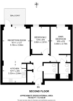 Floorplan area for info only, not for £/sq. ft valuation