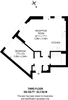 Floorplan area for info only, not for £/sq. ft valuation