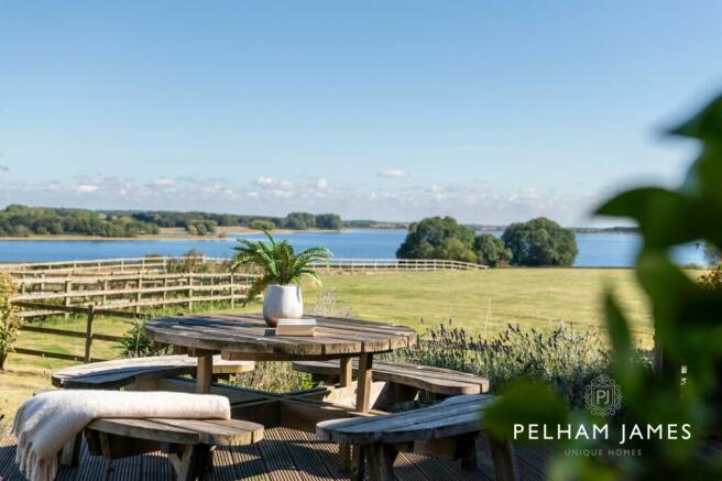 Rutland Water Views from the Garden. Armley Barn, Hambleton