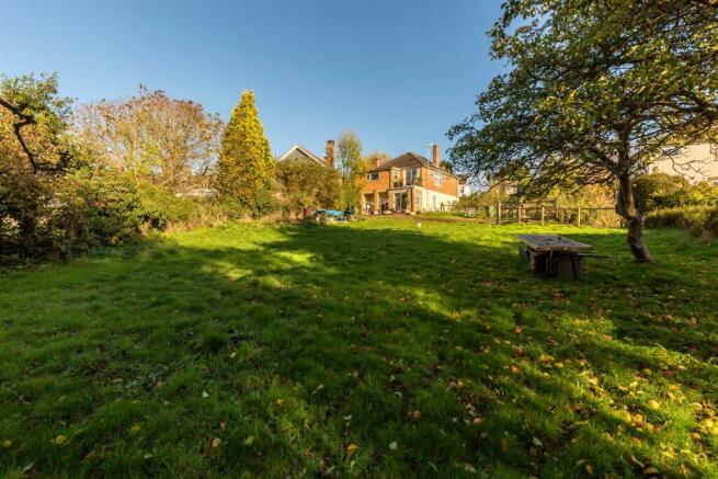 Existing rear view across garden