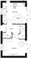 Darwin Green BH Brampton ground floorplan