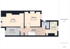 Top Floor Flat: Floorplan