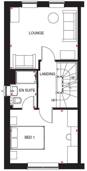 Hawley first floor plan