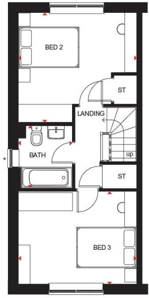 Hawley second floor plan