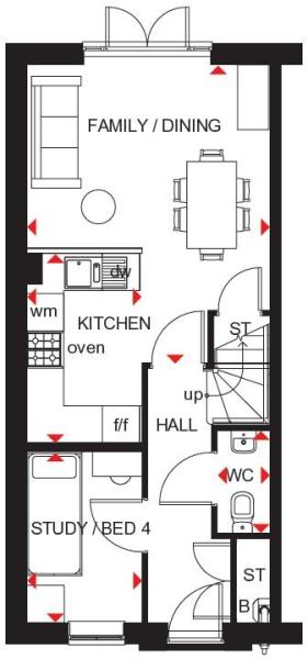 Kingsville ground floor plan