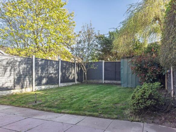 South facing rear garden