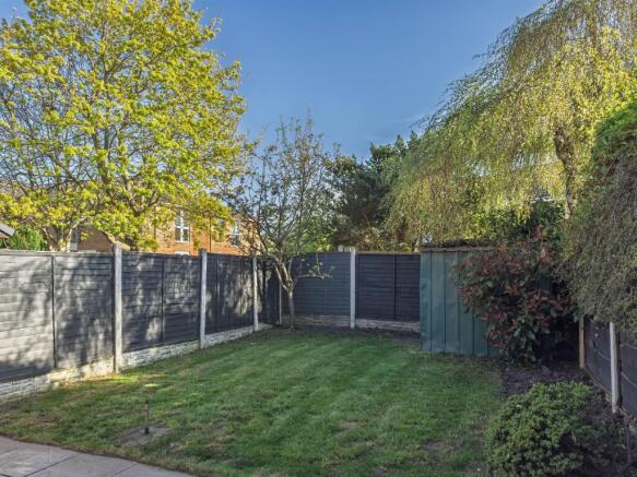 South facing rear garden