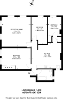 Floorplan area for info only, not for Â£/sq. ft valuation