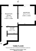 Floorplan area for info only, not for £/sq. ft valuation