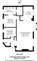 Floorplan area for info only, not for £/sq. ft valuation