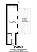 Floorplan area for info only, not for £/sq. ft valuation
