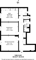 Floorplan area for info only, not for £/sq. ft valuation
