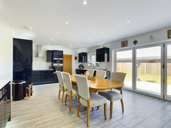 Open plan dining kitchen