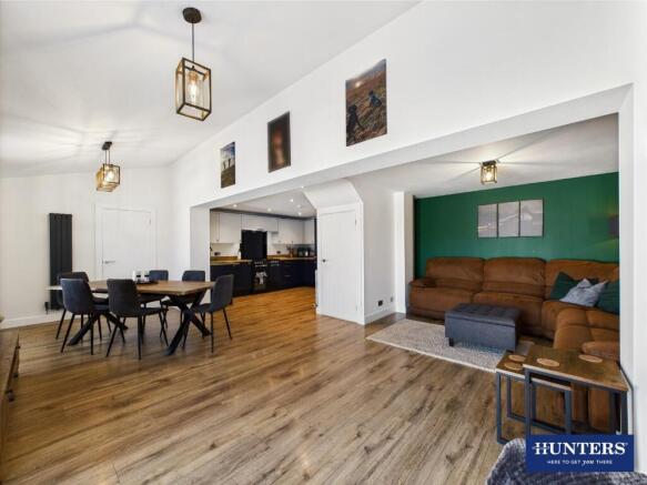 Kitchen, Dining & Family Room